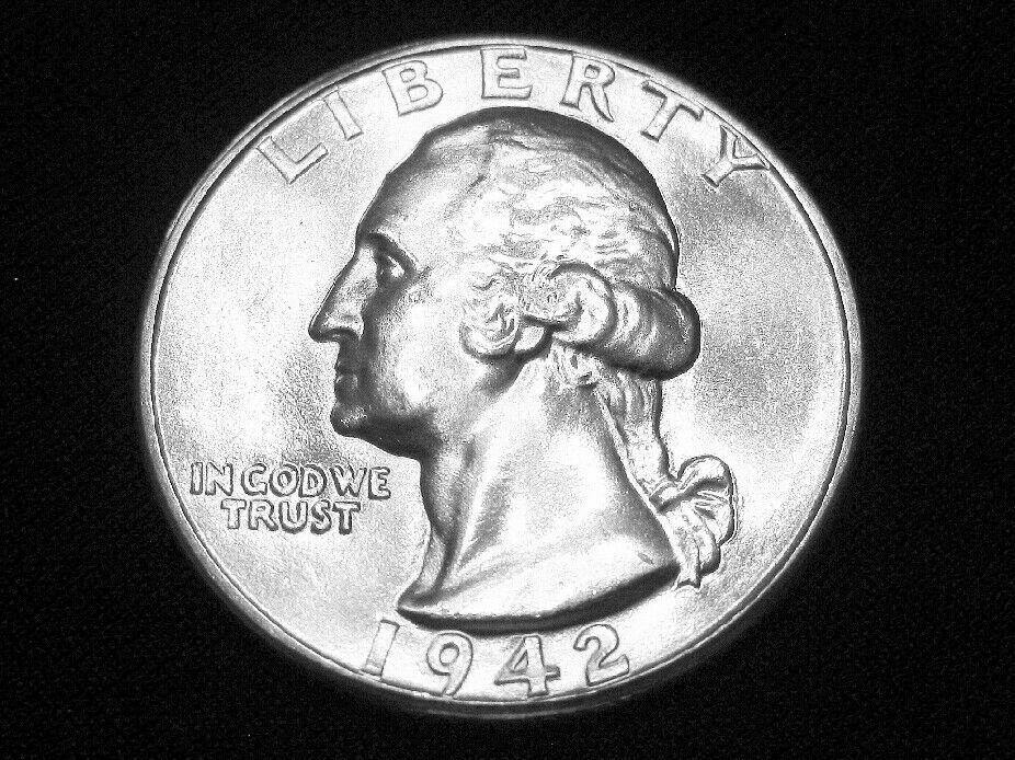 1942 Washington Quarter --- Gem Uncirculated