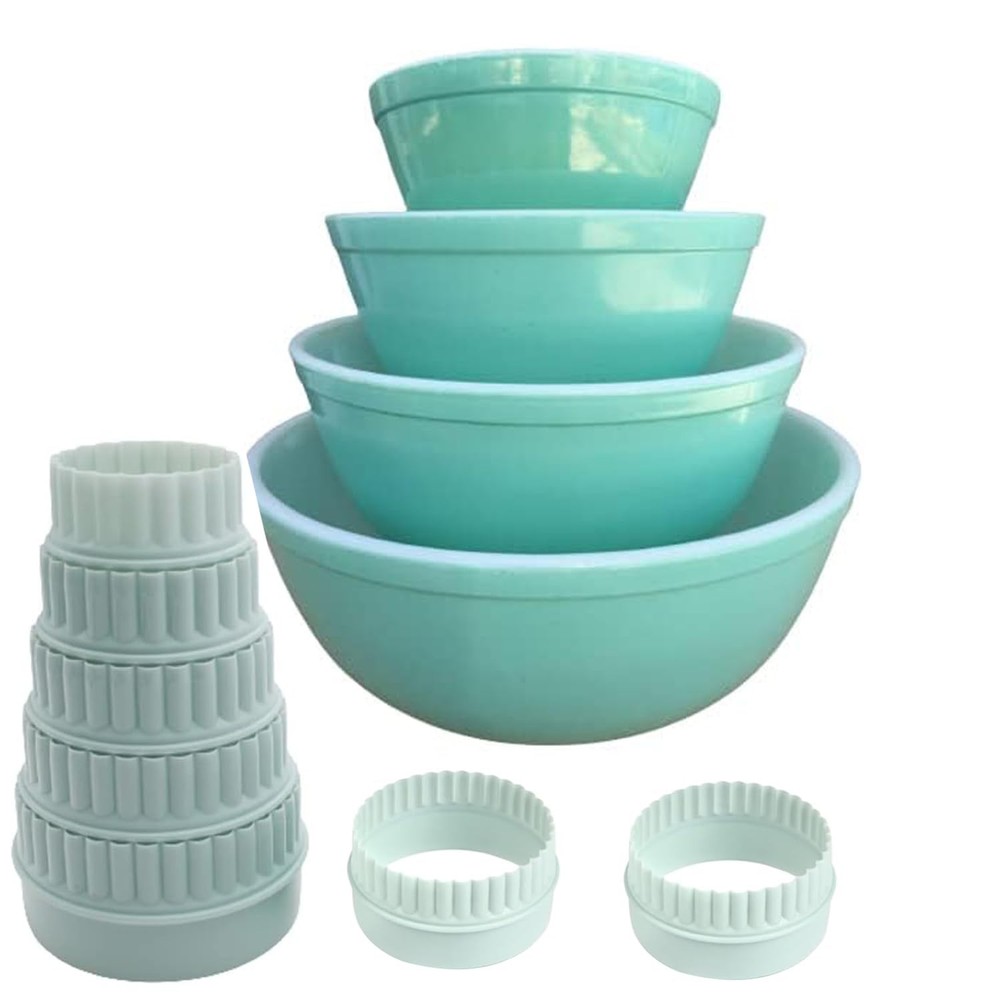 8 Pieces Display Stands for Pyrex Mixed Cinderella Bowls Display Risers Pyrex...