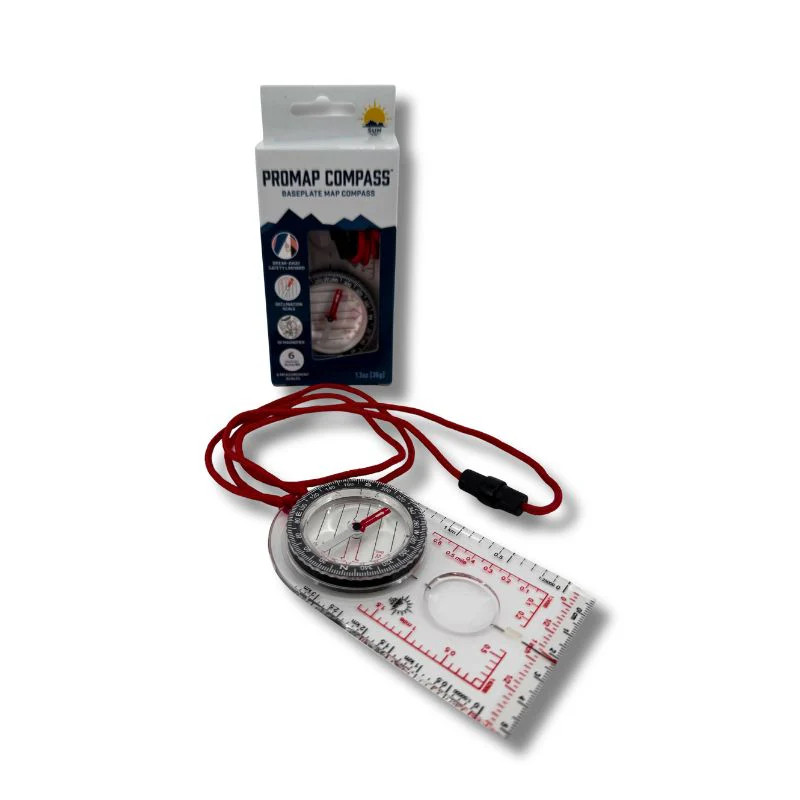 SunCo ProMap Compass Ultra Lightweight Baseplate Map Compass