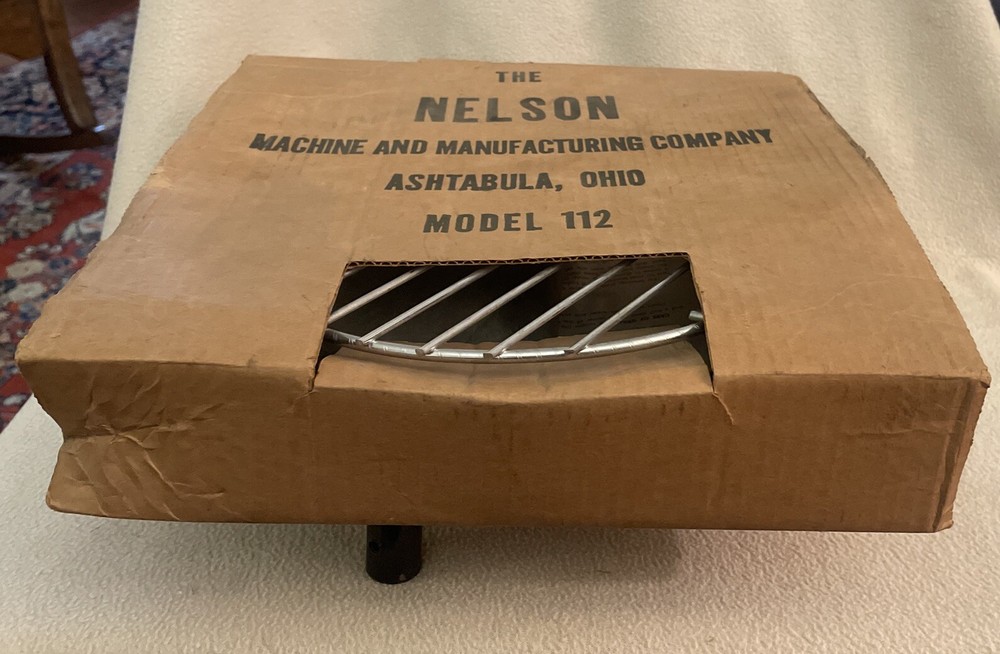 NOS Vintage Nelson Machine & Mfg Co. Barbeque Grill Model 112