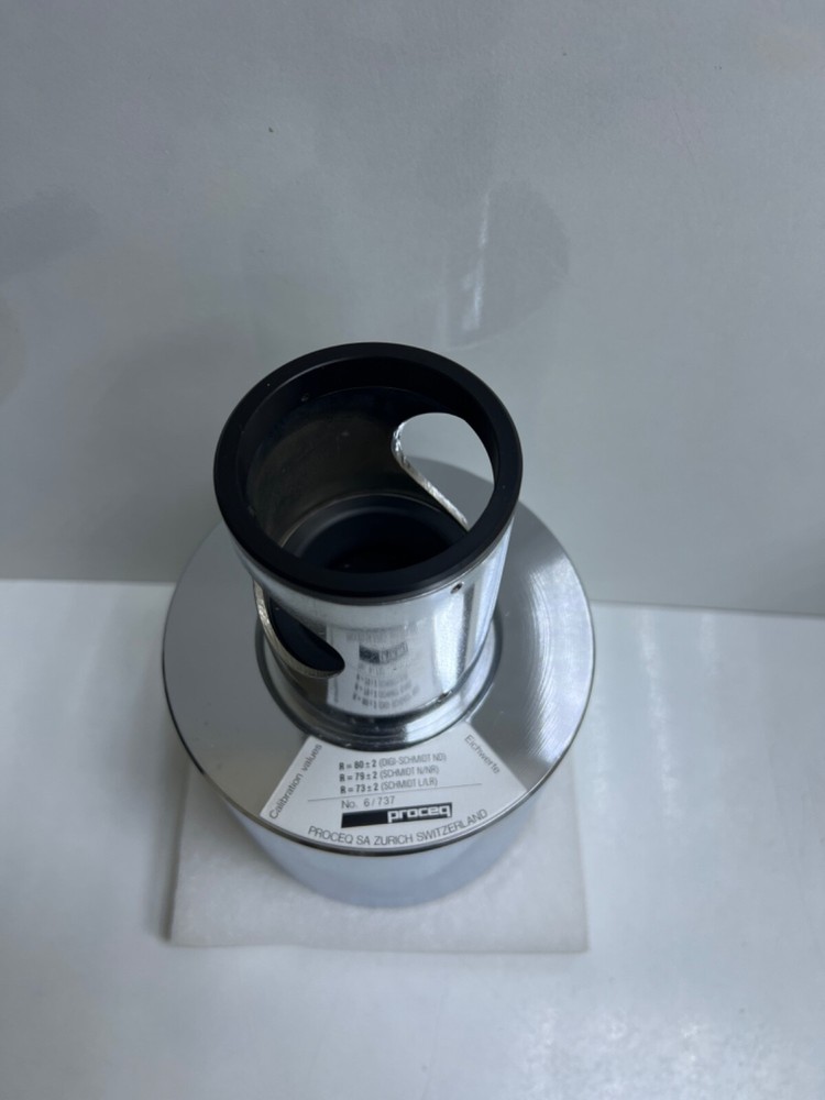 Proceq Calibration unit Eichwerte ,No 6/737
