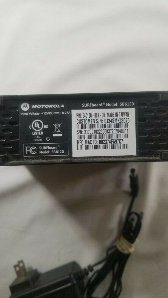 Motorola SURFboard Model AB6120 Modem