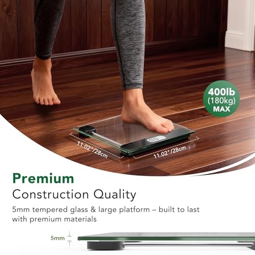 Digital Bathroom Scale with LCD Display