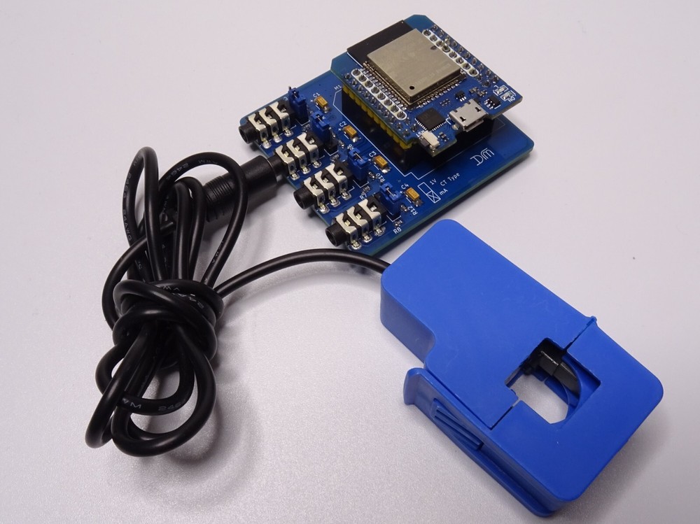 4 Channel ESP32 Mains Current Sensor - Wemos - Current - SCT013 - 100A/50mA