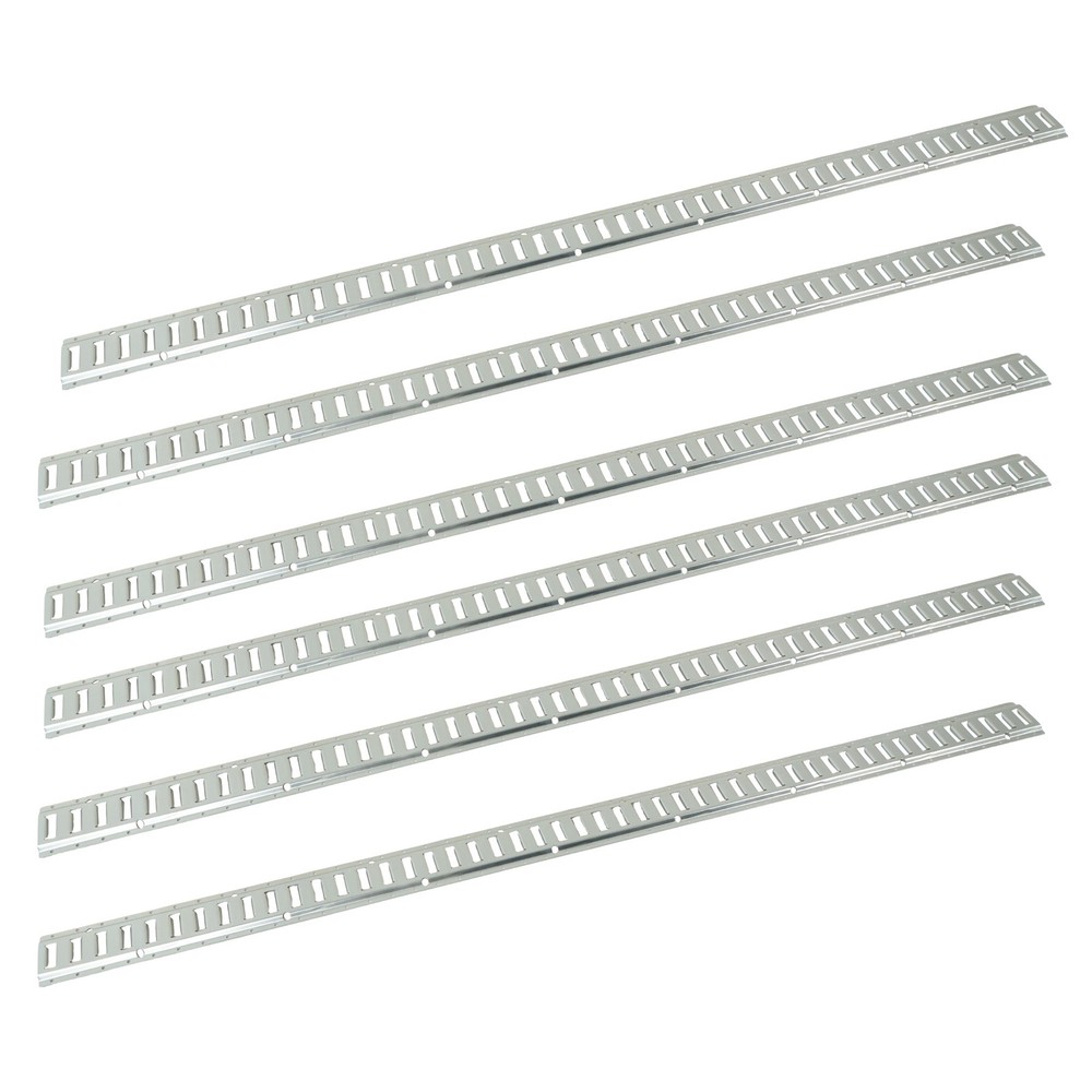 Labwork 6 Pack 8' Galvanized Horizontal E-Track Trailer Tie-Down Rails For Trail