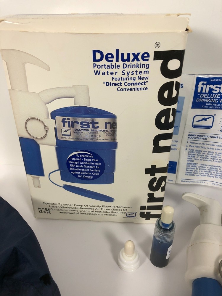 First Need Deluxe Portable Water Purifier System