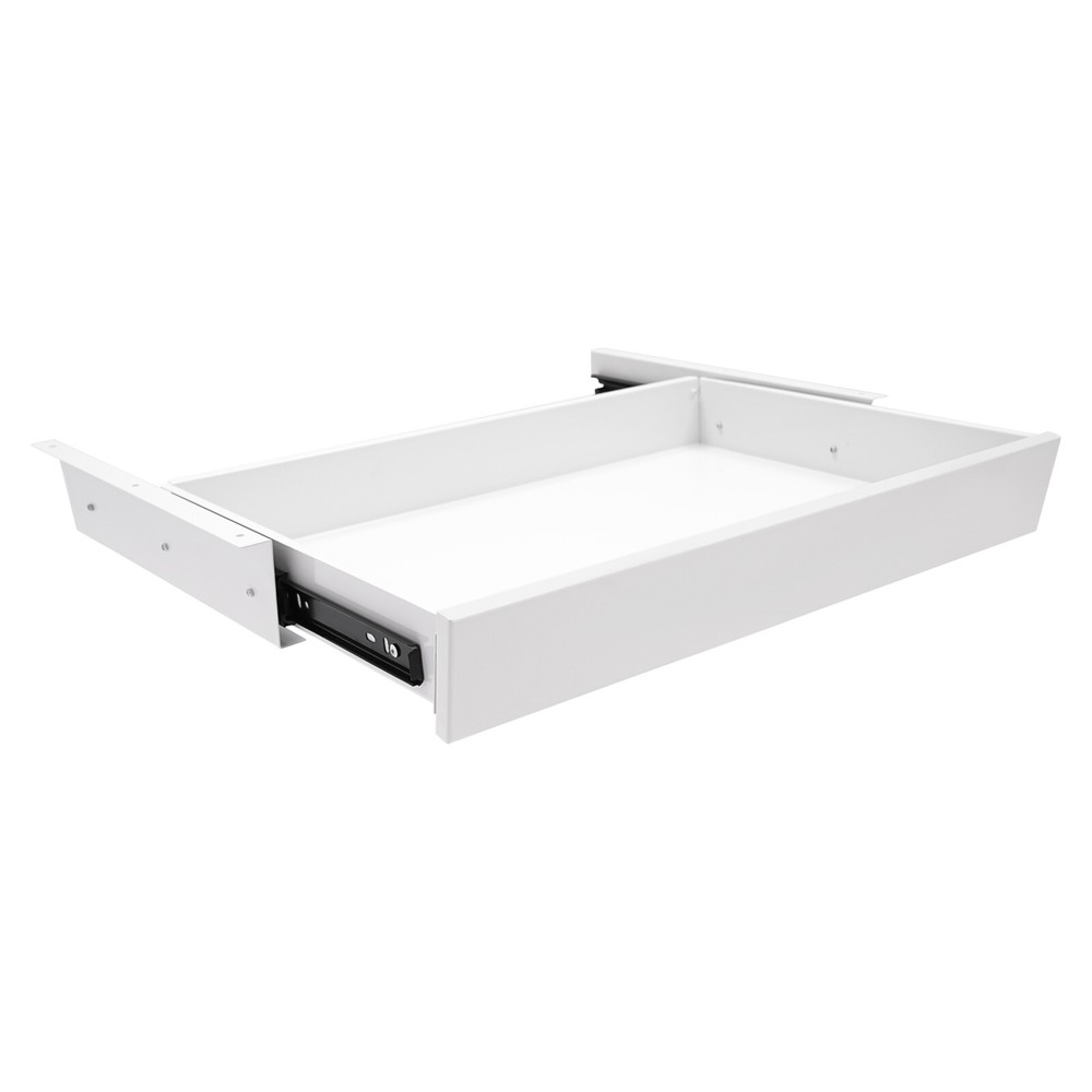 Under-Desk Sliding Pull-Out Drawer for Office Storage Organizer