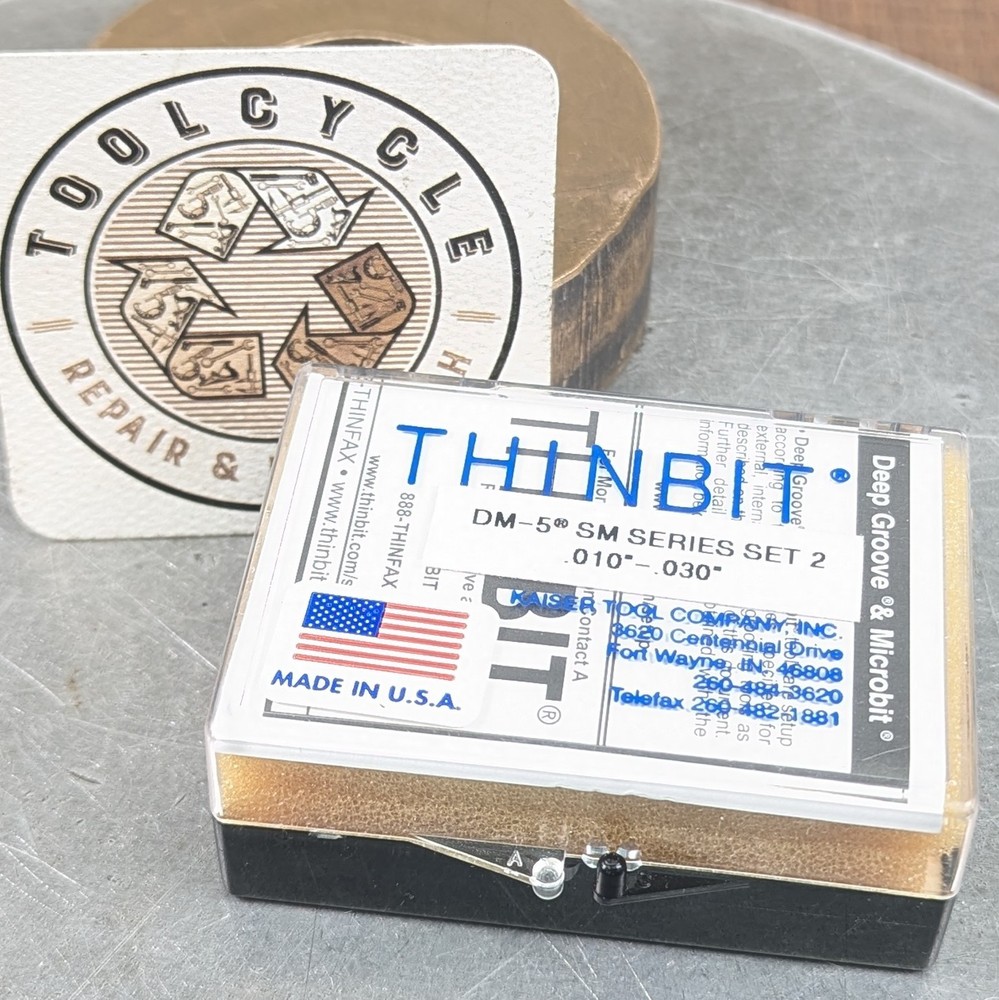 THINBIT Inserts Sharp! .010"-.030" Deep Groove Micro-Bit USA Tool{735