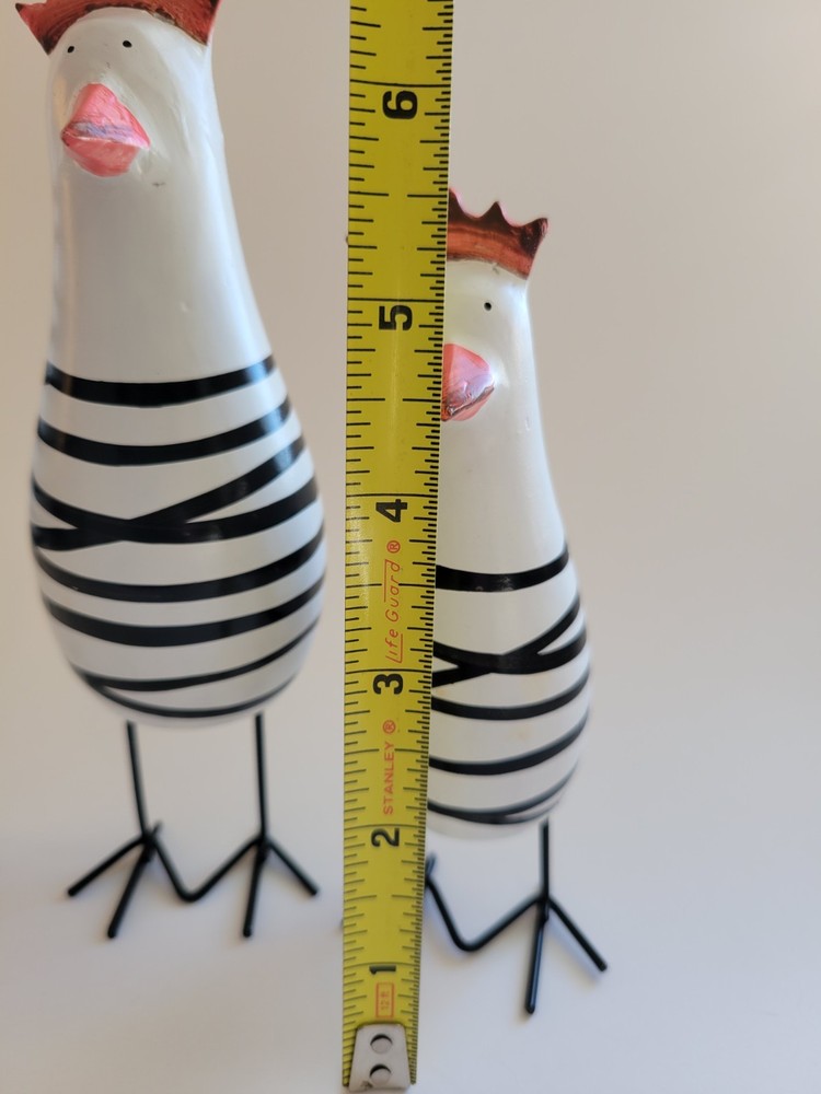 Set Of 3 Funky Chicken Figures