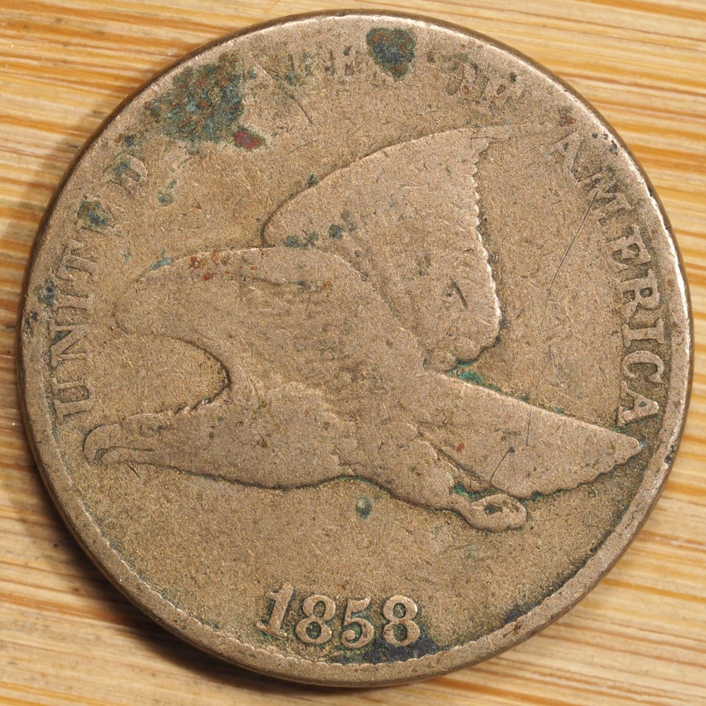 1858 Flying Eagle Cent - Large Letters