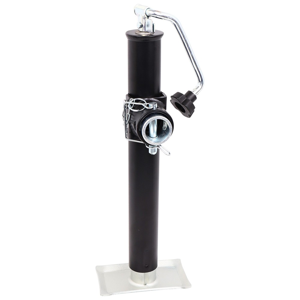 Weld-On Pipe-Mount Swivel Trailer Jack, 5,000 lbs. 15 Inches Vertical Travel
