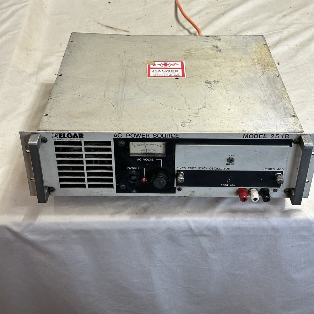 Elgar Corp Model 251B Series 400 Fixed Frequency Oscillator AC Power Source