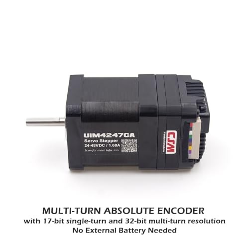 Integrated Servo Stepper Motor with Built NEMA 17 Absolute (Multi-turn) Encoder