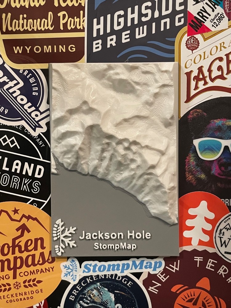 Jackson Hole Wyoming Stomp Pad Snowboard New