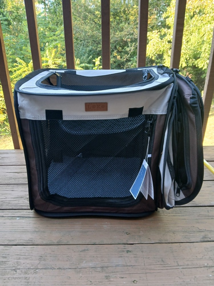 Foldable Pet Carrier Bundle - Holds 2 Animals - Brand New