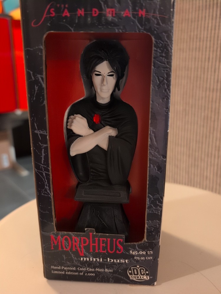 DC Sandman Morpheus Cold-Cast Mini-bust In Box Limited Edition 1155/2000