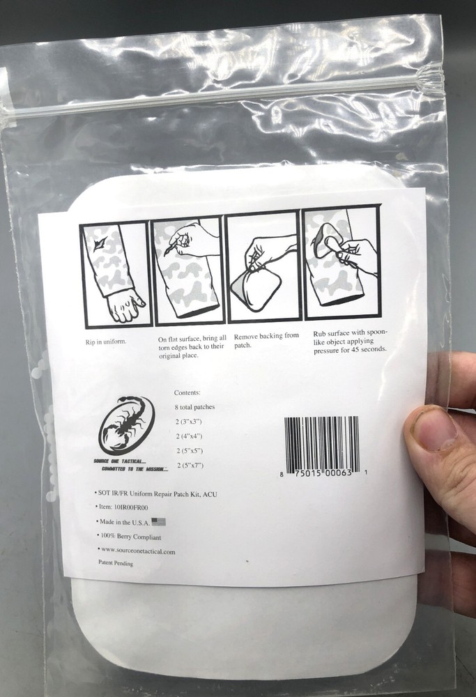 SOT Armed Forces Uniform Repair Kit - (8 pcs in Package )