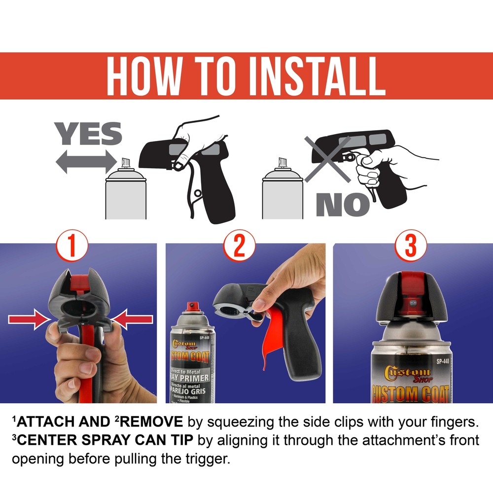 TCP Global Instant Aerosol Trigger - 2 Pack - Ergonomic Design, Universal Fit