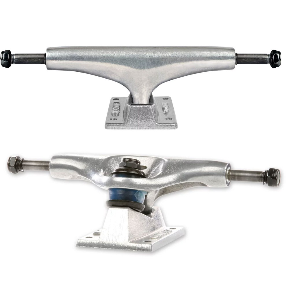 Thunder Skateboard Trucks 145 Standard Silver Polished (Pair) 7.62"