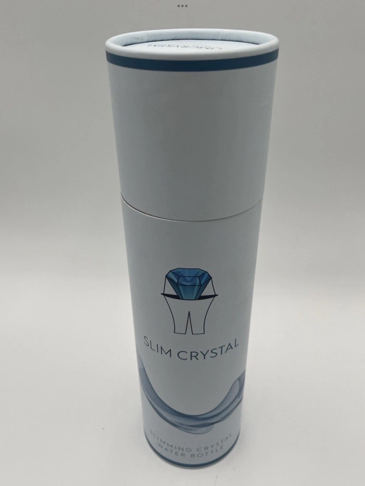 slim crystal water bottle