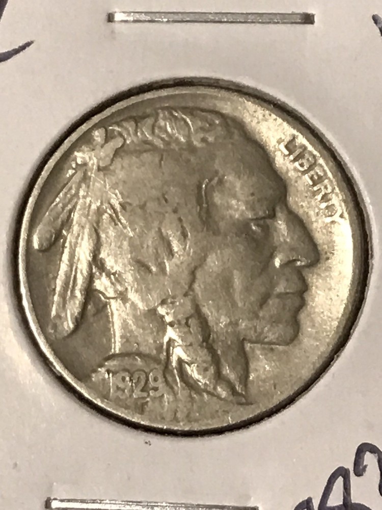 1929 Buffalo nickel VF