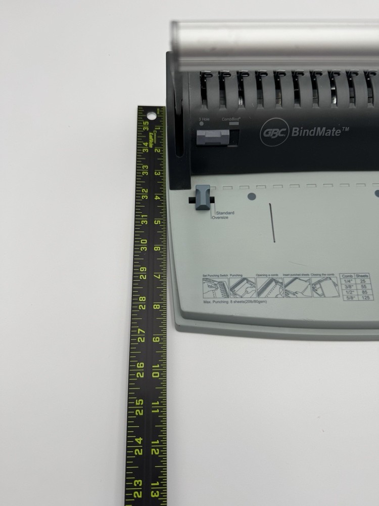 GBC BlindMate binding Machine Product # 7706170 with Backbones