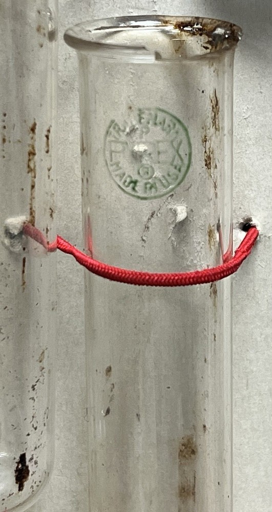 VINTAGE PORTER LABCRAFT EXPERIMENTAL LAB # 140 METAL CASE PYREX TUBES MICROSCOPE