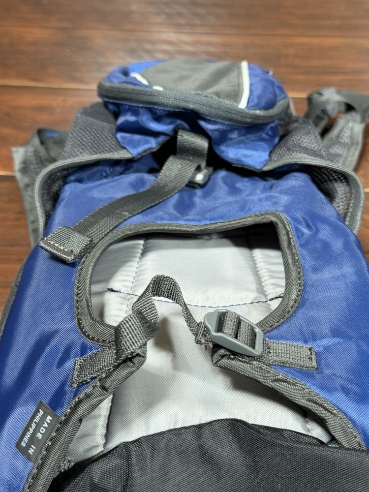 Camelbak Rogue Hydration Pack Blue No Bladder Hiking Running Backpack Used