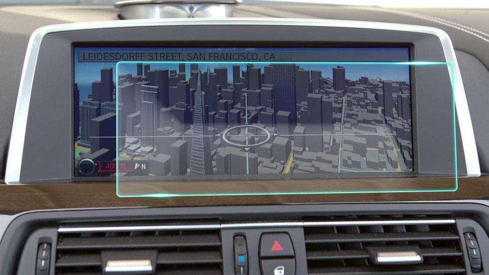 Crystal Clear Screen Protector for 2012 BMW 650i Vehicle Navigation