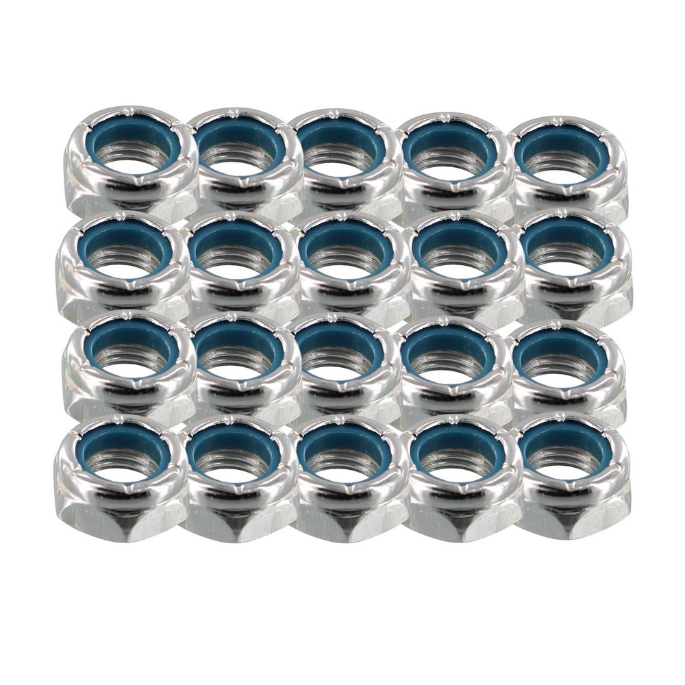 Modus 20/Pack Kingpin Nuts Silver