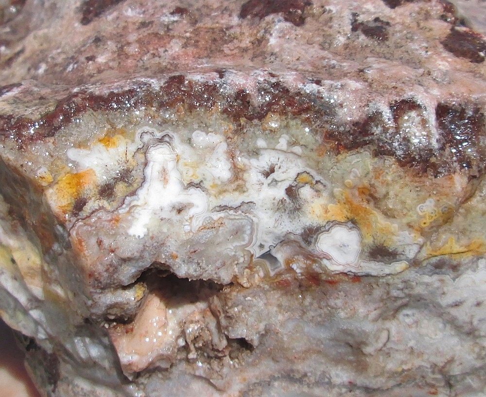 CRAZY LACE AGATE ROUGH ~ 4 lbs 2 ozs