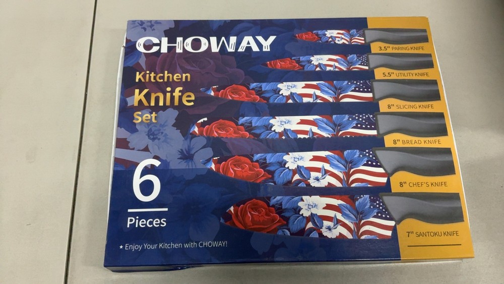 CHOWAY 6-Piece Kitchen Knife Set
