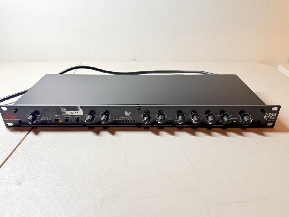 DBX 286a MIC PROCESSOR-COMPRESSOR-EQUALIZER