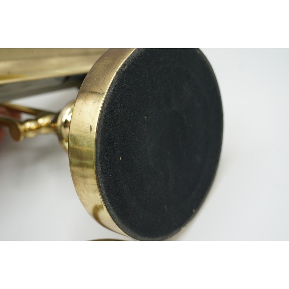 Brass Tone Desk Lamp Underwriter Banker