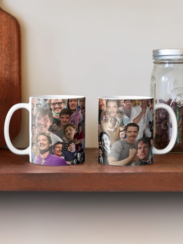 Pedro Pascal collage for mug Coffee Mug 11Oz