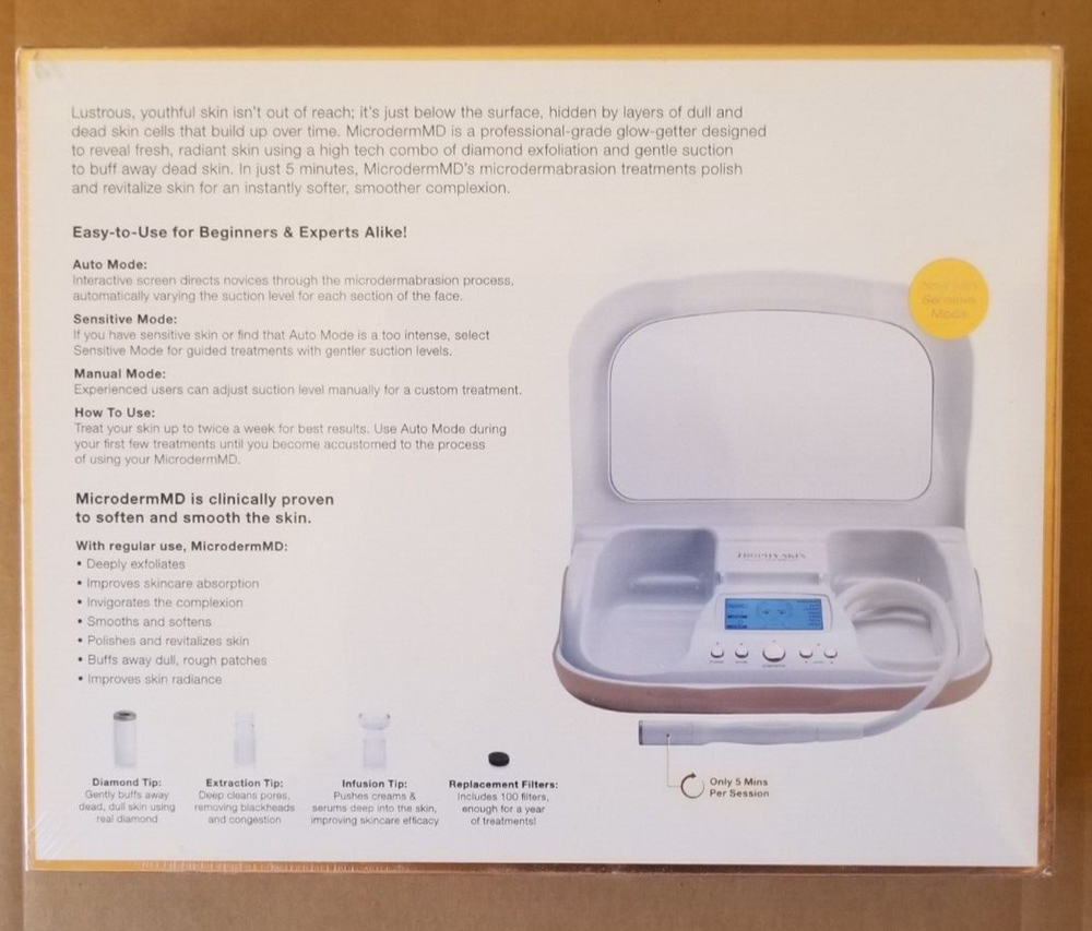 Trophy Skin Microderm MD Microdermabrasion System New In Box - Same Day shipping