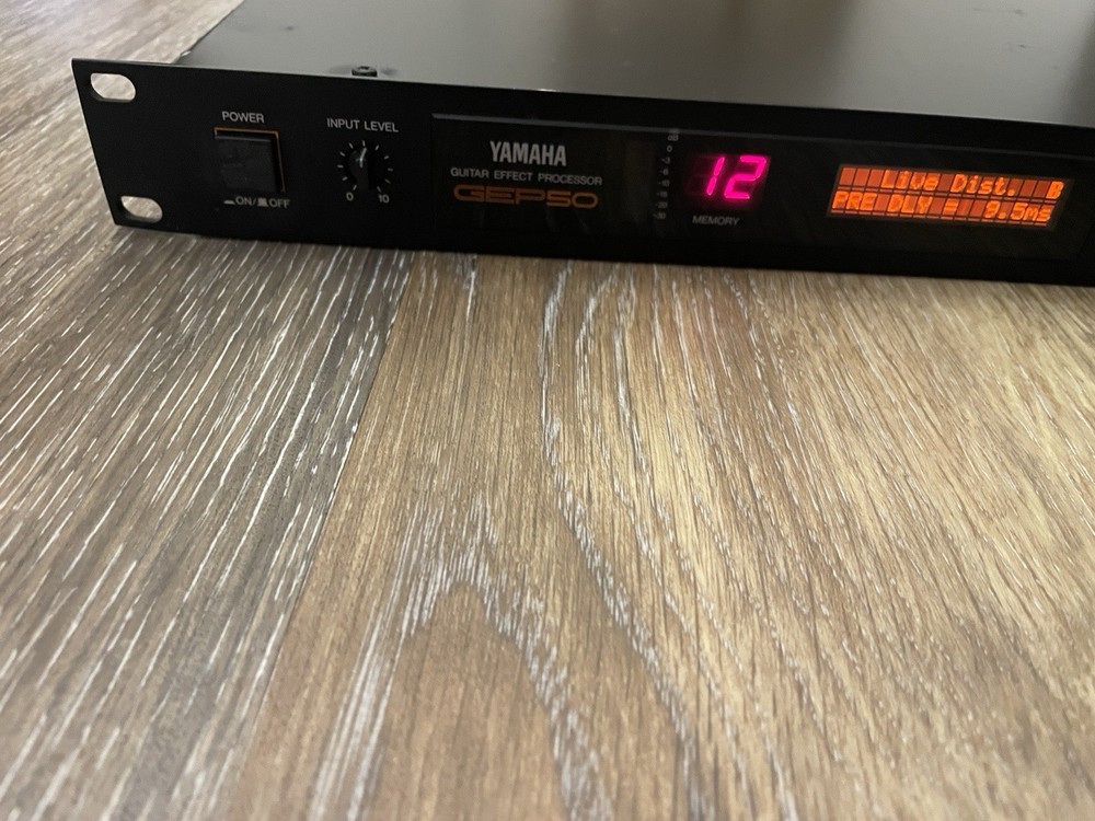 Yamaha GEP50 Guitar Effects Processor – Multi-Effects Rack Unit