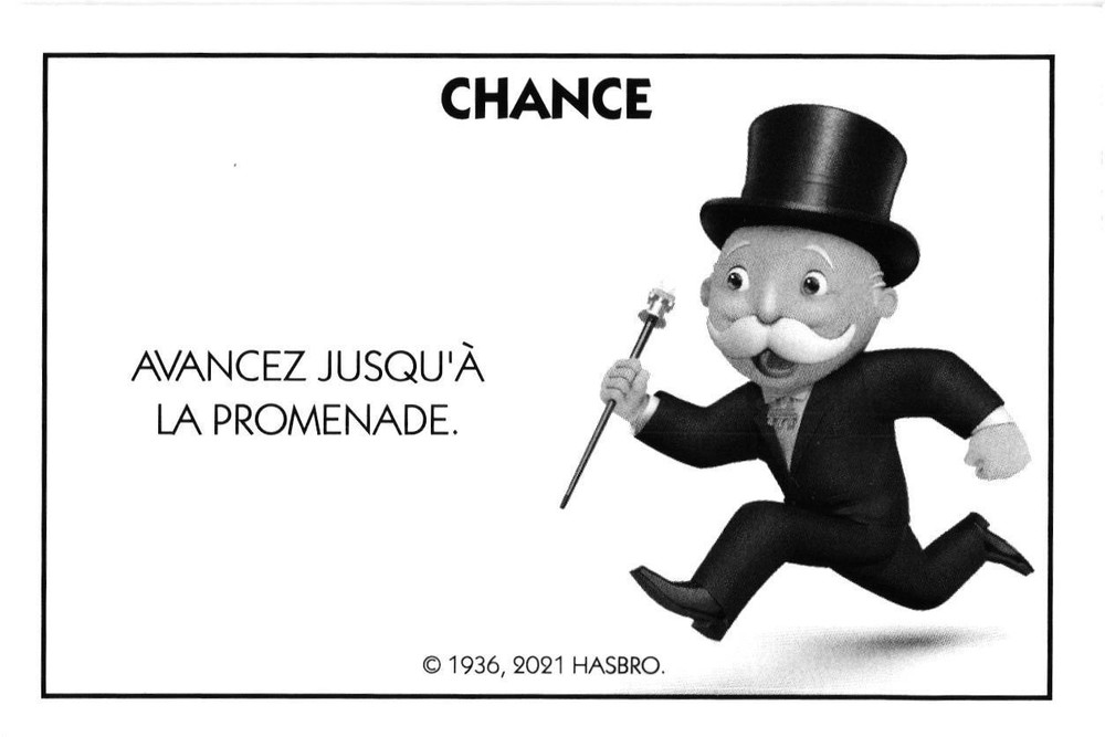 Carte Monopoly Chance