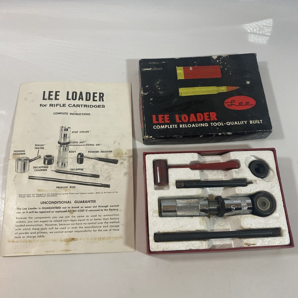 Lee Loader 8X57 Mauser Reloading Kit Set 8MM w/ Instructions