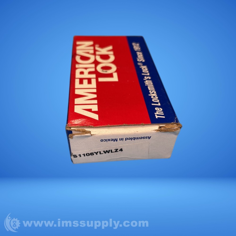 American Lock S1106YLWLZ4 Padlock FNOB