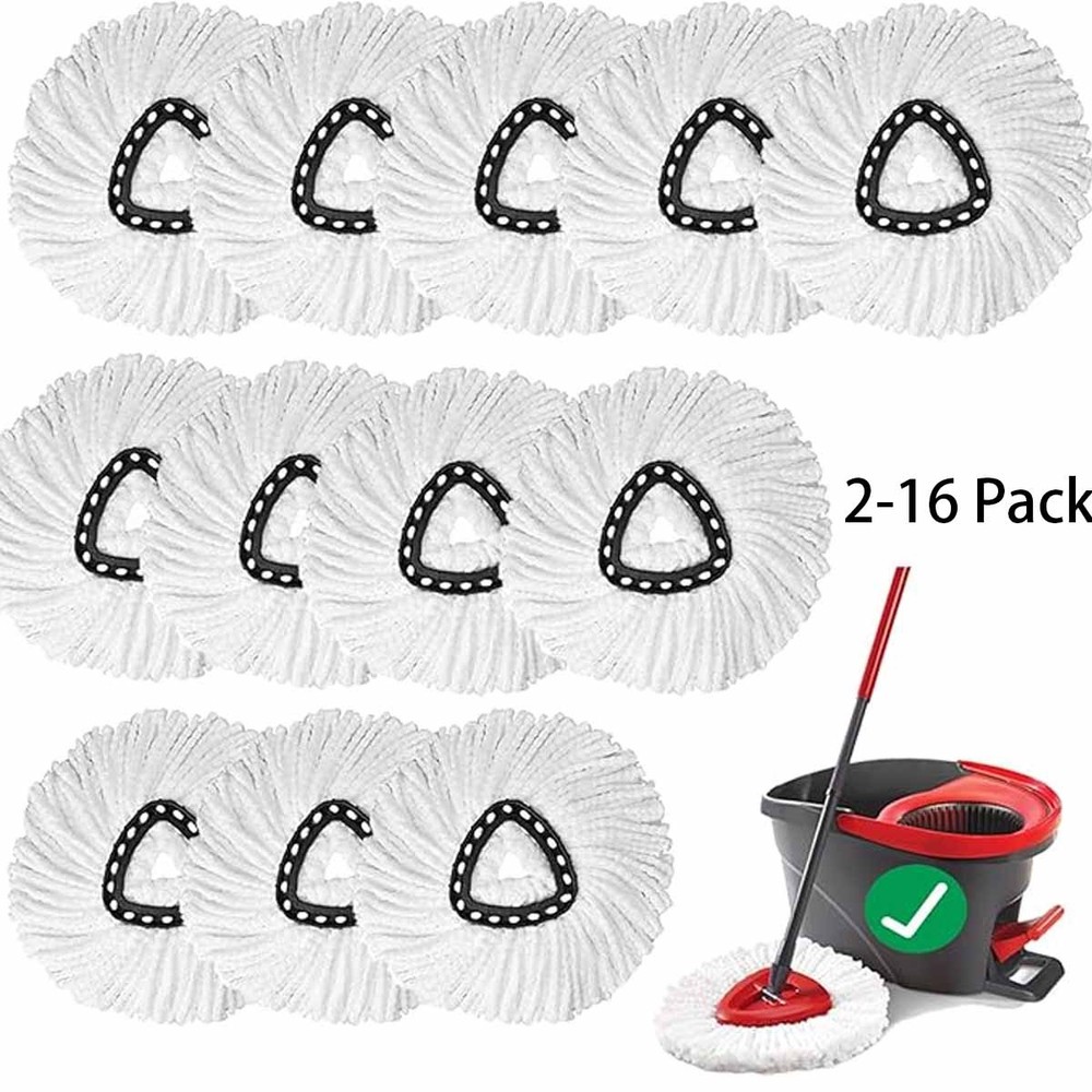 Replacement Microfiber Mop HEAD For O-Cedar Spin Mop Easy Clean Wring Refill