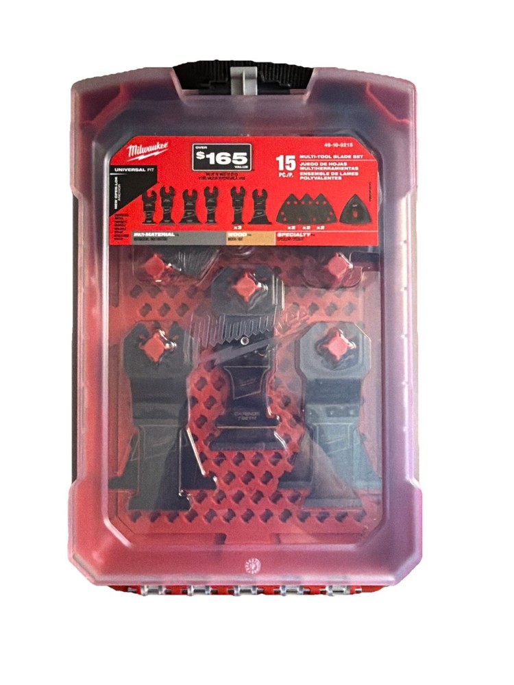 Milwaukee - 49-10-9215 - Multi-Tool Oscillating Blade Set 15 Pc