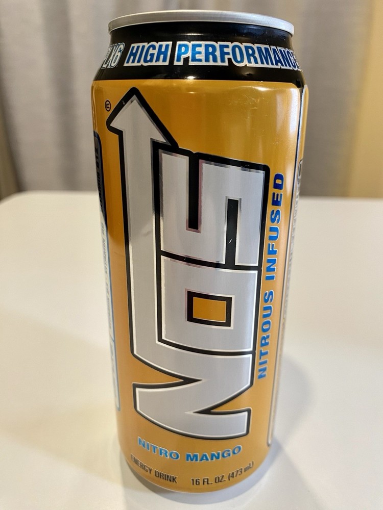 RARE! NOS Energy Drink Nitro Mango Unopened 16FL oz