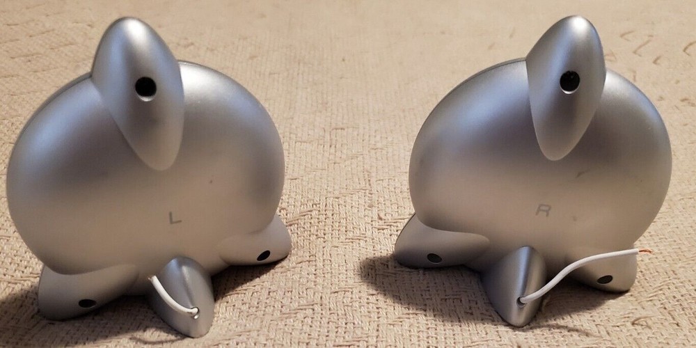 Mini Speakers 2 Inches Gray