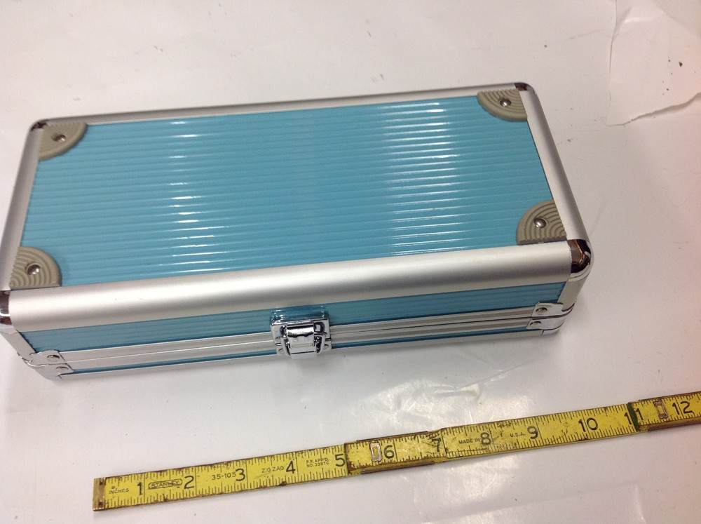 EMPTY ERI Blue 14-Place Collet & Tool Holder Case. NEW
