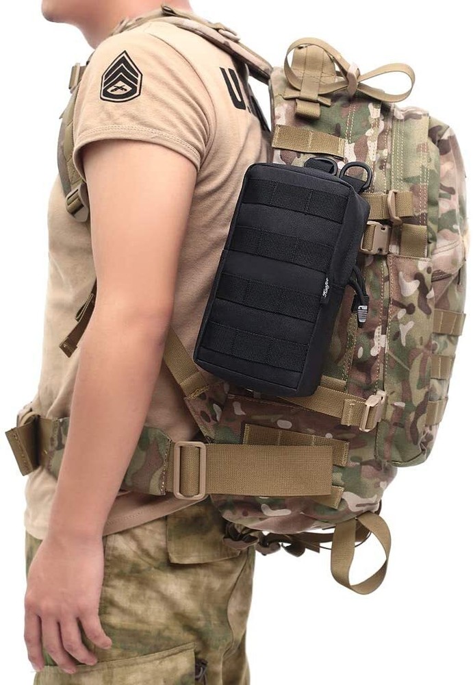Tactical MOLLE Pouch Multi-Purpose Compact EDC Utility Pouch Admin Organizer