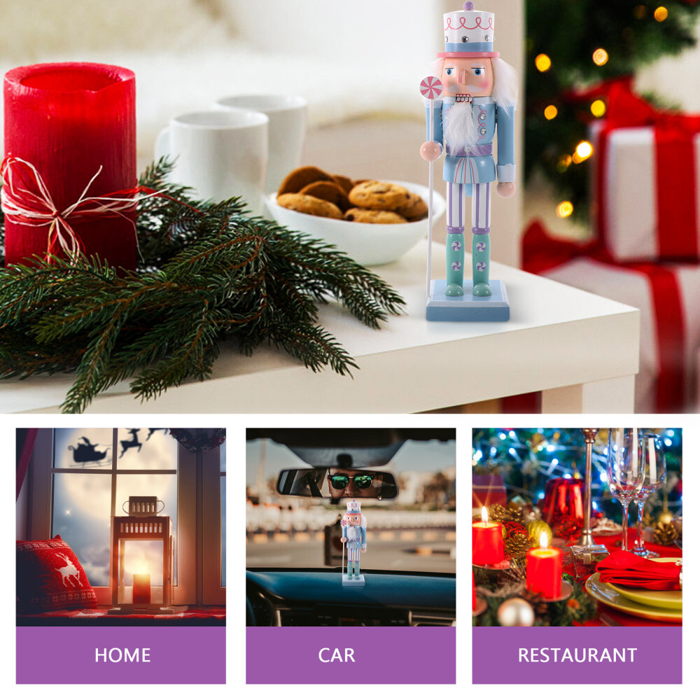 Nutcracker Christmas Decor Pastel Nutcrackers Figurine Collectors