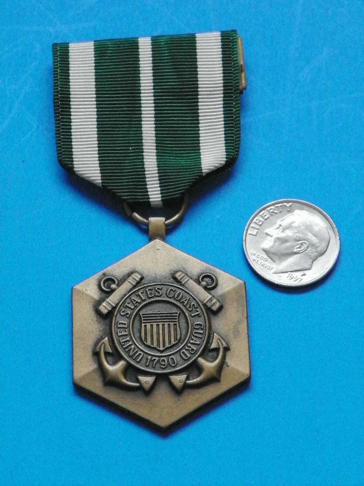 ORIGINAL U.S. COAST GUARD 1790 MEDAL-MAKER MARKED