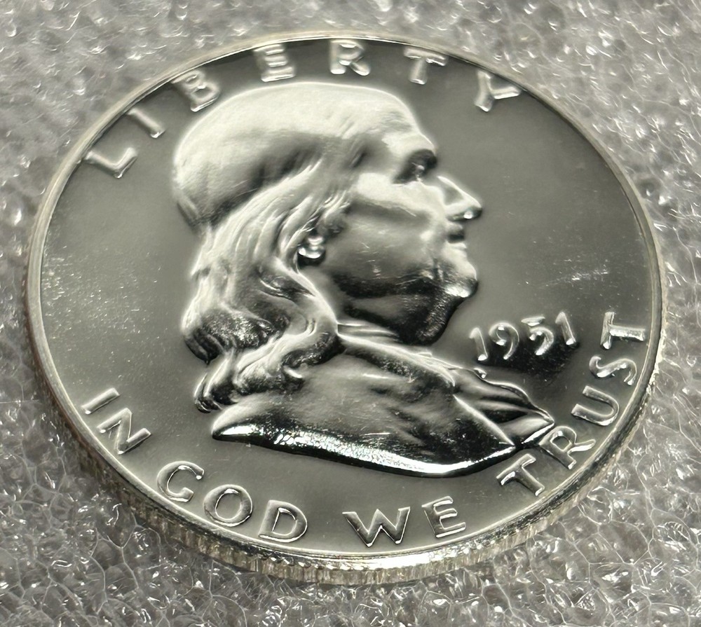 1951 Proof Franklin Silver 50¢ BBC1