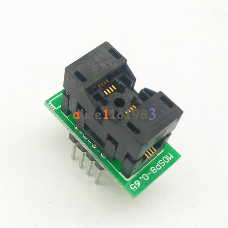 MSOP8 To DIP8 MCU Test IC Socket Programmer Adapter Socket